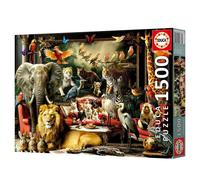 Educa - 1500 Piece Puzzle for Adults | The Animal Mansion. Includes Glue Fix Puzzle. Measurements: 85 x 60 cm. from 14 Years (20245)