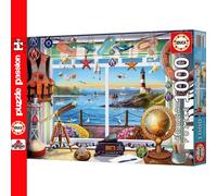 Educa - 1000 Piece Jigsaw Puzzle for Adults | Life in the Harbour Includes Glue Fix Puzzle Measures 68 x 48 cm - Ages 14 Years (20256)