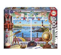Educa - 1000 Piece Jigsaw Puzzle for Adults | Life in the Harbour Includes Glue Fix Puzzle Measures 68 x 48 cm - Ages 14 Years (20256)