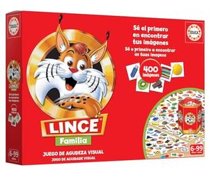 Educa - Lynx Family 400 Images | Board Game to sharpen Sight, Memory and Reflections While having fun with Family and Friends, Game for Adults and children from 6 years old (19207)