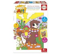 Educa - Magic Art Number Llama and Koala Numbers | Magic Art Number | Crafts for Kids | Recommended for: Boys and Girls from 6, 7, 8 Years (20404)