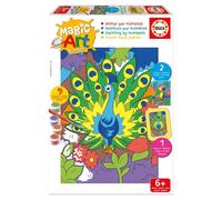 Educa Magic Art Number Peacock/parrot