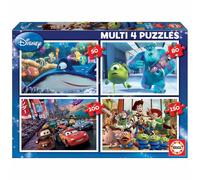 Educa Multi 4s 50-80-100 Pieces-150 Pixar Wooden Puzzle