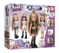 Educa - My Model K-Pop Movable Fashion Doll to Design & Style | Create over 150 kpop looks with real hair and accessories | +6 years (20787)
