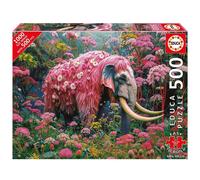 Educa - 500 Piece Puzzle for Adults | Floral Elephant Includes Glue Fix Puzzle. Dimensions: 48 x 34 cm. Ages 11 and up (20228)