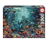 Educa - 1000 Piece Adult Jigsaw Puzzle | Poseidon Coral Reef Includes Glue Fix Puzzle Size: 68 x 48 cm - Ages 14 Years (20174)