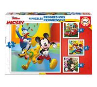 Educa Progressive Puzzles Mickey & Friends 12-16-20-25
