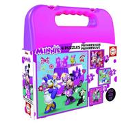 Educa Progressive Puzzles Minnie Happy Helpers Suitcase