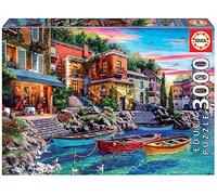 Educa - Puzzle 3000 Pieces for Adults | Como at Sunset, 3000 Pieces Puzzle for Adults and Children from 14 Years, Includes Spare Parts Service, While Supplies Last. Italy (19052)