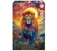 Educa - Puzzle 500 Pieces for Adults | Majestic View of the Lion Dimensions: 34 x 48 cm. Ages 11 and up (20261)