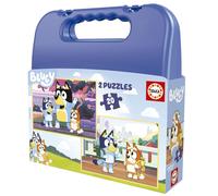 Educa - Puzzle Bluey Set von 2 KinderPuzzlen mit 20 Teilen, die in einem herrl