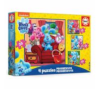 Educa Puzzles Progresivos Las Pistas De Blue 12-16-wooden Puzzle 20-25 Pieces