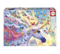 Educa - Rainbow Unicorn 500-Piece Jigsaw Puzzle for Adults | Vibrant and Magical Fantasy Artwork | Ages 11+ (20254)