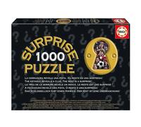 Educa - 1000 Piece Surprise Mystery Jigsaw Puzzle for Adults | Shoot! | Secret Lock Box Reveals Hidden Clues as You Build | Gift | Ages 14+ (20398)