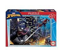 Educa - Spider-Man. Children's puzzle of 200 pieces. Approximate assembled measurements: 40 x 28 cm. Composed of large pieces perfectly finished. Recommended from 6 years (18100)