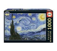 Educa - 1000 Piece Puzzle for Adults World's Smallest | Starry Night Miniature Puzzle. Includes Glue Fix Puzzle. Measures: 30 x 46 cm. Ages 14 (20247)