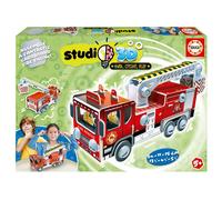 Educa Studio 3d Fire Truck Craft