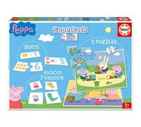 Educa Super Pack 4 In 1 Peppa Pig