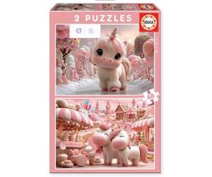 Educa Sweet Unicorns 2x48 Pieces