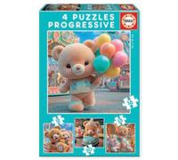 Educa Teddy Bears In The Park 12-16-20-puzzle 25 Pieces