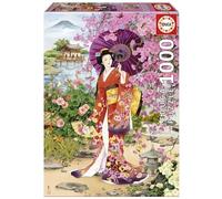 Educa - Teien, Haruyo Morita | 1000 Piece Puzzle for Adults. Measurements: 48 x 68 cm. Includes Glue Fix Puzzle. From 14 years old