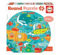 Educa Under The Sea Round Puzzle 28 Pieces