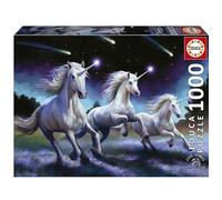 Educa Unicorns, Anne Stokes | 1000 Piece Puzzle for Adults. Measurements: 68 x 48 cm. Includes Glue Fix Puzzle. From 14 years old