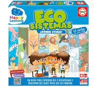 Educa Where Do They Live? Happy Learning Board Game