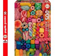 Educa YARNS 500pc Super Deluxe Jigsaw Puzzle Knitting Art & Crafts 20172