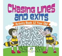 Educando Kids Chasing Lines & Exits Activity Book 12 Year Old Paperback Educando Kids Multicolor