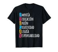 Educar - Bilingual Spanish Teacher Value Graphic T-Shirt