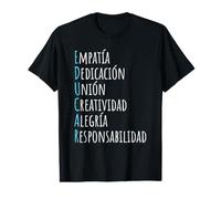 Educar Bilingual Spanish Teacher Value Graphic T-Shirt