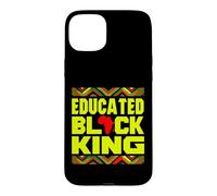 Educated Black King African Pride Empowerment Graphic Case for iPhone 15 Plus