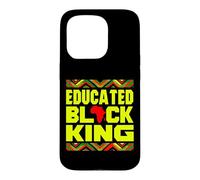 Educated Black King African Pride Empowerment Graphic Case for iPhone 15 Pro