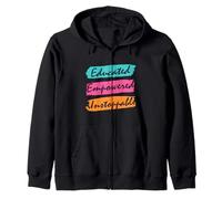 Educated, Empowered, Unstoppable Zip Hoodie
