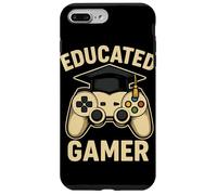 Educated Gamer Graduation Cap Video Game Controller Design Case for iPhone 7 Plus/8 Plus