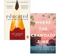 Educated Tara Westover, Where the Crawdads Sing 2 Books Collection Set