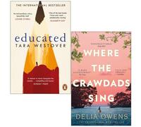 Educated Tara Westover, Where the Crawdads Sing Delia Owens 2 Books Set