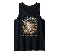 Educating The Little Monsters Heart and Nature Tank Top