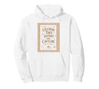 Educating Tiny Humans One Caffeine at a Time Funny Coffee Pullover Hoodie