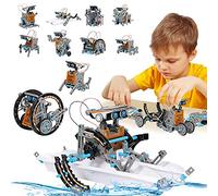 Education 12 in 1 DIY Solar Robot Toys Building Science Kits for Kids Age 8 9 10 11 12 Years Old Boys Christmas Birthday Gifts Solar Robot Toys for 8 Years Old Boys girls kits