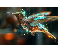 Education Intellectual Toy Puzzle Bird Wooden Puzzle Art DIY Toy Gift Fun Challenging Educational Gift Art Home Decor_300pcs