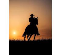 Education Intellectual Toy Puzzle Cowboy Riding a Horse,Western Cowboy Wooden Puzzle Art DIY Toy Gift Fun Challenging Educational Gift Art Home Decor_1000pcs