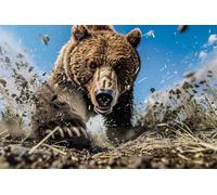 Education Intellectual Toy Puzzle Games Grizzly Wooden Puzzle Art DIY Toy Gift Fun Challenging Educational Gift Art Home Decor_300pcs