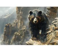 Education Intellectual Toy Puzzle Games Grizzly Wooden Puzzle Art DIY Toy Gift Fun Challenging Educational Gift Art Home Decor_300pcs