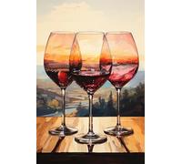 Education Intellectual Toy Puzzle Red Wine Glass Wooden Puzzle Art DIY Toy Gift Fun Challenging Educational Gift Art Home Decor_500pcs