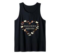 Education is Freedom Black History Month Teacher & Students Tank Top