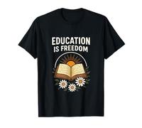 Education is Freedom - History Month Equality Design T-Shirt