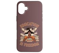 Education Is Freedom Proud African American Teachers Graphic Case for iPhone 16 Plus