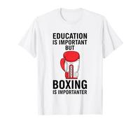 Education is Important But Boxing is Importanter T-Shirt